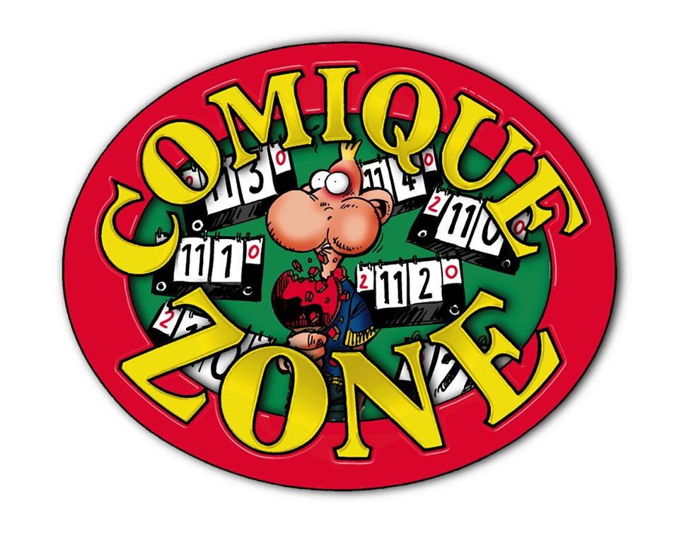 Logo "Comique zone" de la BD Vert et Revers, ancêtre de Very Bad Ping, qui servait de lien promotionnel dans le Journal de Mickey.