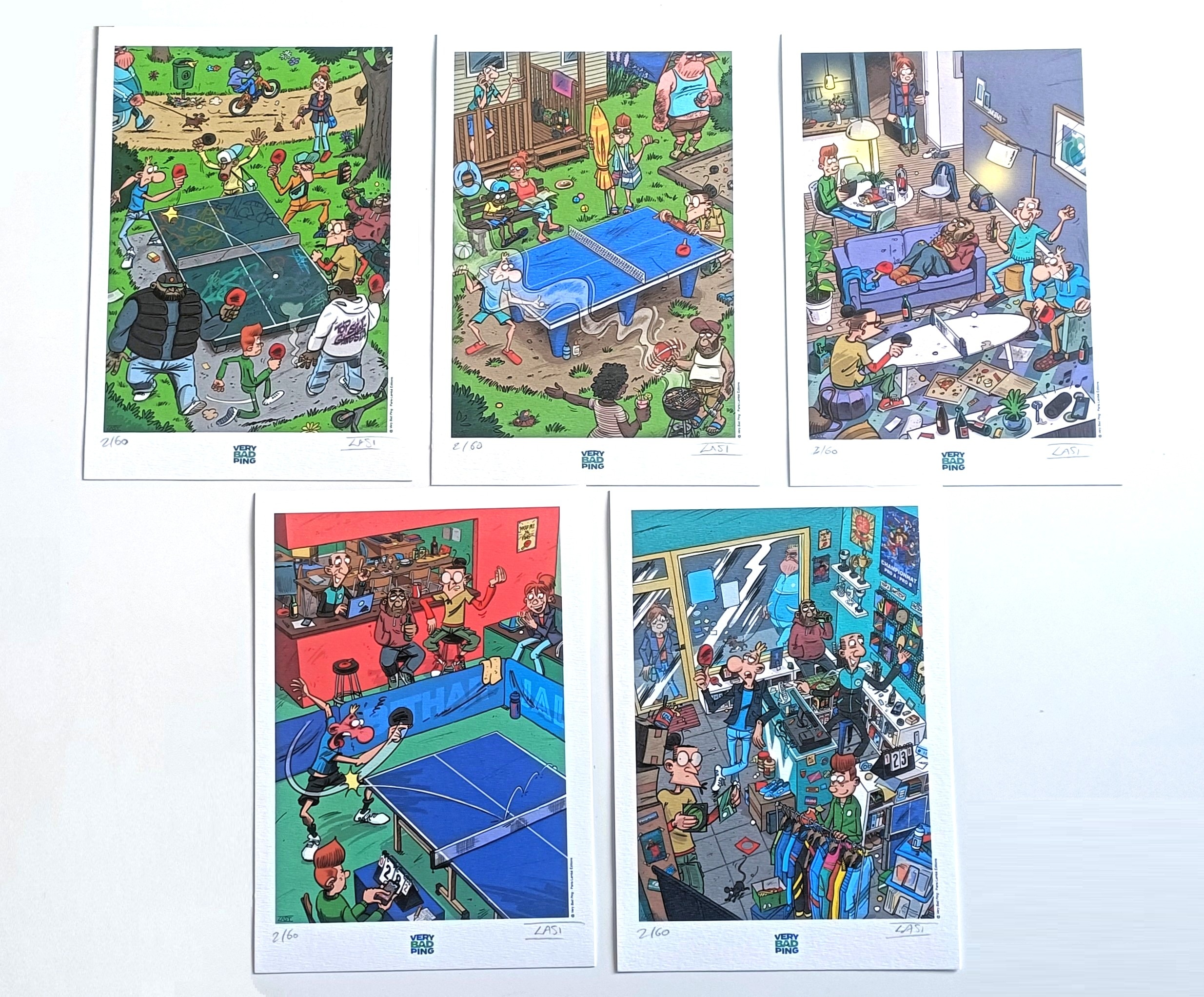 Ex-libris collector numéroté et signé - BD Very Bad Ping Premier set